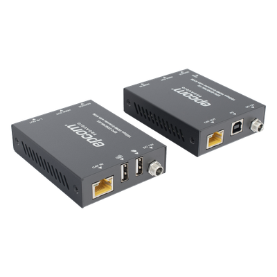 Extensor HDMI con KVM / 4K2K@60Hz / 4:4:4 / 18 Gbps / 70 m (229.7 ft) / HDR / PoC Bidireccional / USB 1.1 / Audio 3.5mm