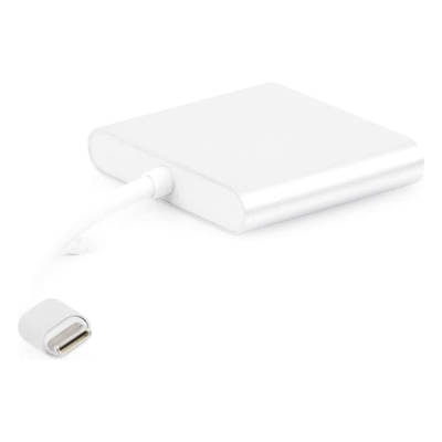 Adaptador Multipuerto USB-C / HDMI 4K / USB 3.0 5 Gbps / Carga PD 65W / 3-en-1 / Plug and Play