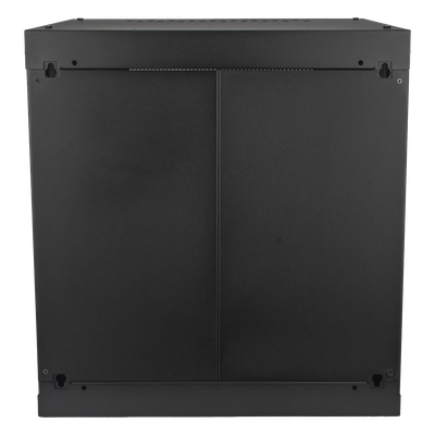 Gabinete de Pared / 12U Rack 19 in / Profundidad 636 mm (2.09 ft) / Carga 100 kg / Puerta Perforada / Laterales Desmontables