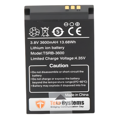 Batería Li-Ion / 3600 mAh / 13.68 Wh / 3.8 VCC / Compatible TE580PLUS