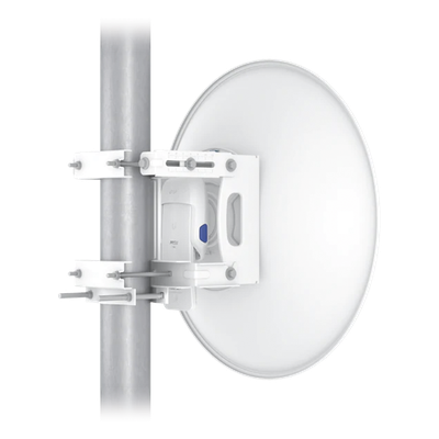 Antena Direccional Tipo Plato / 30 dBi / 5150-6875 MHz / Doble Polarización / Resistencia Viento 200 km/h (124 mph) / Ajuste Elevación ±15°