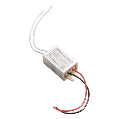 Fuente de alimentación / 12 VCC / 1 A / IP67 / 46x20x30 mm / -30°C a 50°C / 100-240 VCA