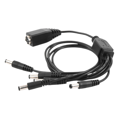 Cable de Distribución de Alimentación / 5 Vías / 4 Cámaras TurboHD / 12 VCC / 500 mA por Canal / Conector Plug 2.5'