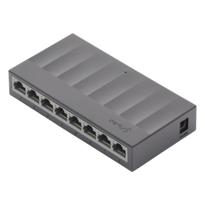 Switch de escritorio / 8 puertos Gigabit / 16 Gbps capacidad de conmutación / Fanless / 4.89W máximo