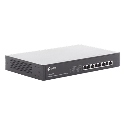 Switch PoE+ / 8 Puertos Gigabit / 126W Total / 30W por Puerto / Escritorio o Rack