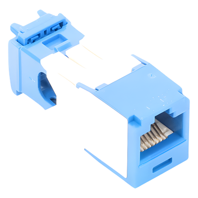 Conector Jack RJ45 / Cat 6A / Mini-Com TG / Sin Herramienta Impacto / 10GBase-T / 150m (492 pies) / Azul