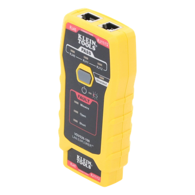 Probador de Cables de Red / Prueba Cat3, Cat5e, Cat6/6a / Transmisor Remoto Integrado / LED de Estado / Batería 9V 80 h / 116 g