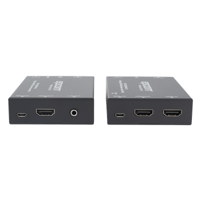 Extensor HDMI con KVM / 4K2K@60Hz / 4:4:4 / 18 Gbps / 70 m (229.7 ft) / HDR / PoC Bidireccional / USB 1.1 / Audio 3.5mm
