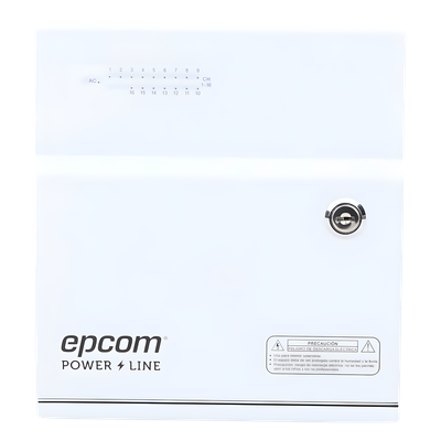 Fuente de Poder / Entrada 100-240 Vca / Salida 24 Vca / 20 A / 16 Canales / 36 W / Rango -25°C a 40°C / 8.5 x 7.95 x 3.86 in