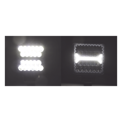 Luz de Trabajo LED / 40 LED / 5600 Lúmenes / 66 Watts / IP67 / 10-30 Vcc / 4.3 Pulgadas