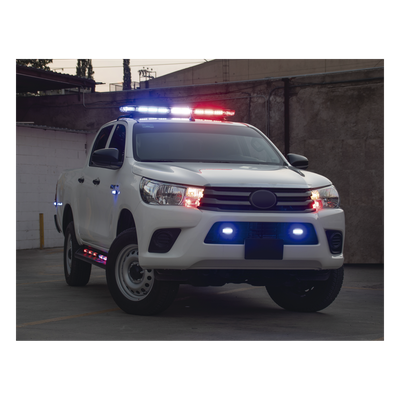 Barra de Luces LED / 47" (119.4 cm) / 88 LED Hyperlux / Rojo/Azul/Ámbar / Control de Tráfico / IP65 / 10-14.8V DC