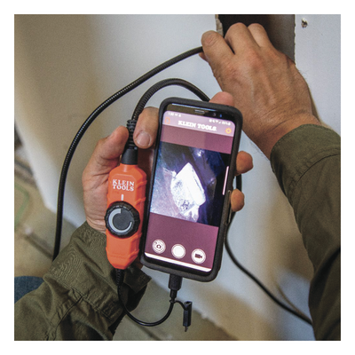 Boroscopio de Inspección / Cámara IP67 / Resolución 640x480 / Cuello de Cisne Blindado 3 m (10 ft) / 6 LED Ajustables / Conexión Android OTG