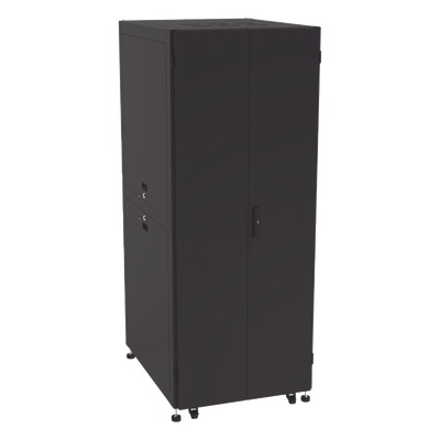 Gabinete Rack 19" / 42UR / 800 x 1000 mm / Acero / Carga 1268 kg / Puerta con Cristal Templado